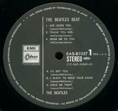 The Beatles : The Beatles Beat (LP, Comp, RE)