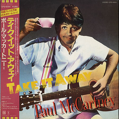 Paul McCartney : Take It Away (12", Single, Yel)