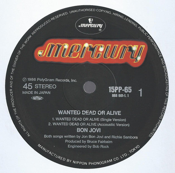 Buy Bon Jovi : Wanted Dead Or Alive (12