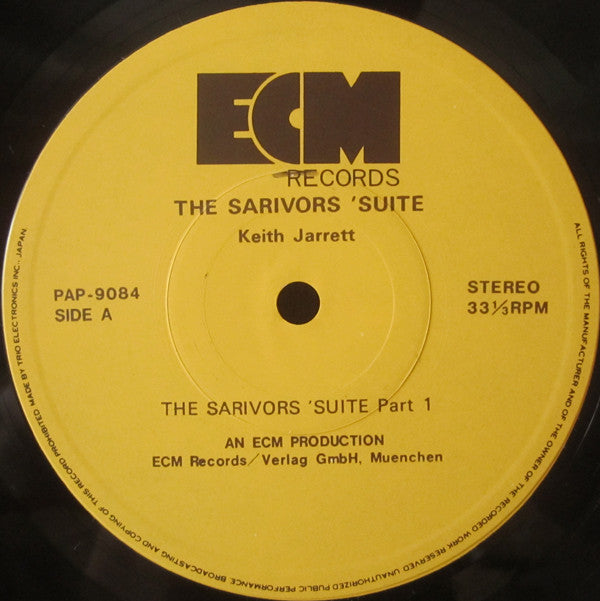 Keith Jarrett : The Survivors' Suite (LP, Album)