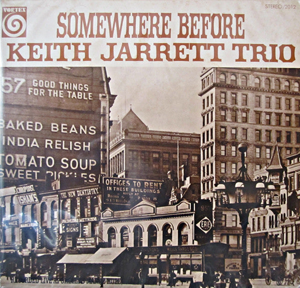 Keith Jarrett Trio = キース・ジャレット・トリオ* : Somewhere Before = サムホエア・ビフォー (LP, Album, RE)
