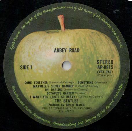 The Beatles : Abbey Road (LP, Album)
