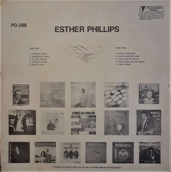 Esther Phillips : Esther Phillips (LP, Comp)