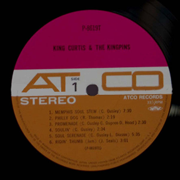 King Curtis & The Kingpins : King Curtis & The Kingpins (LP, Comp)