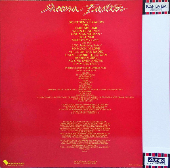 Sheena Easton : Take My Time (LP, Album)