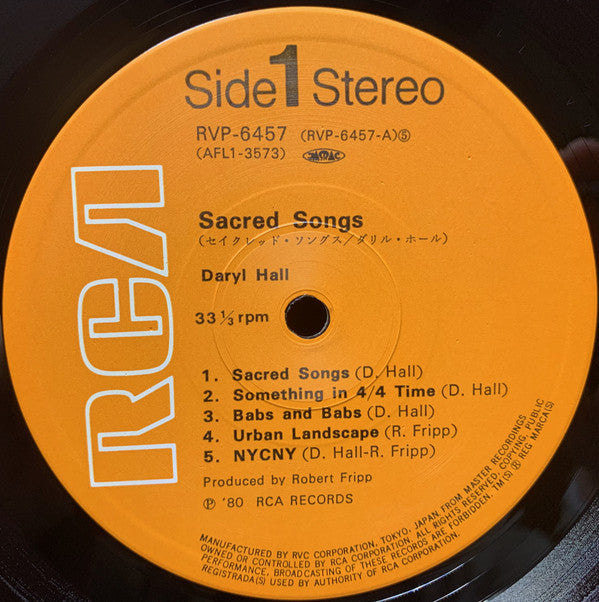 Daryl Hall : Sacred Songs (LP, Album)