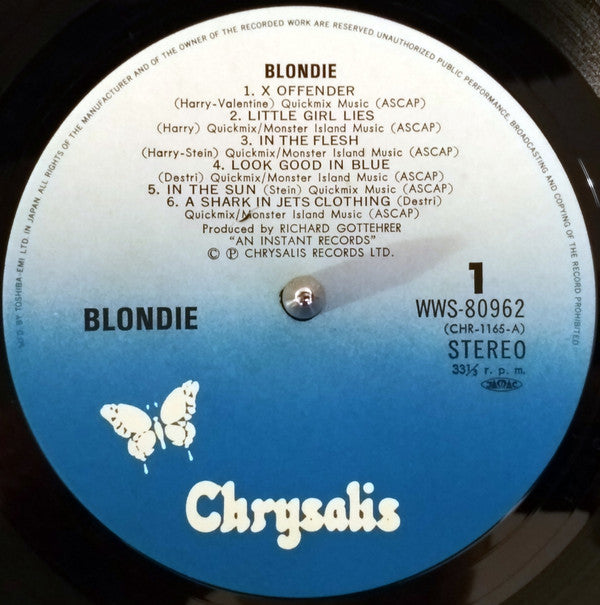 Blondie : Blondie (LP, Album)