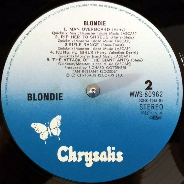 Blondie : Blondie (LP, Album)