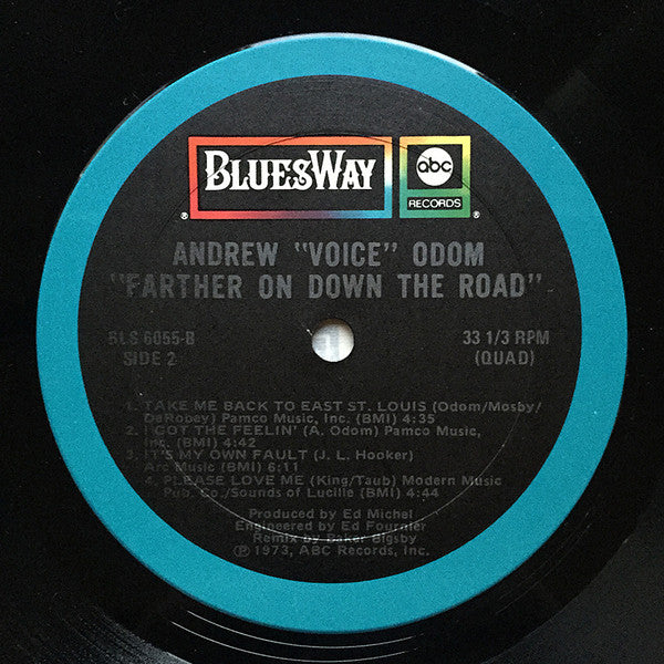 Andrew Odom : Farther On Down The Road (LP, Album, Quad)