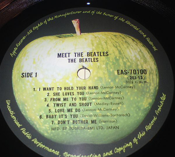 The Beatles : Meet The Beatles! (LP, Album, Mono, RE)