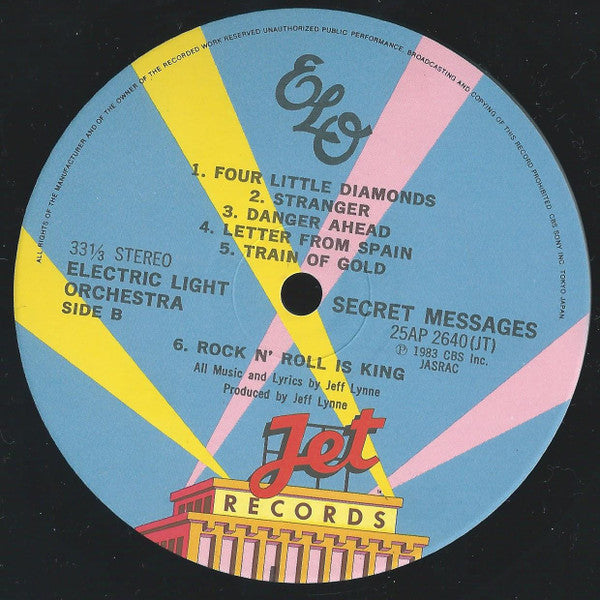 Electric Light Orchestra : Secret Messages (LP, Album)