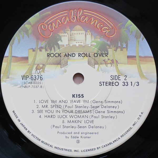 Kiss : Rock And Roll Over (LP, Album, Cam)