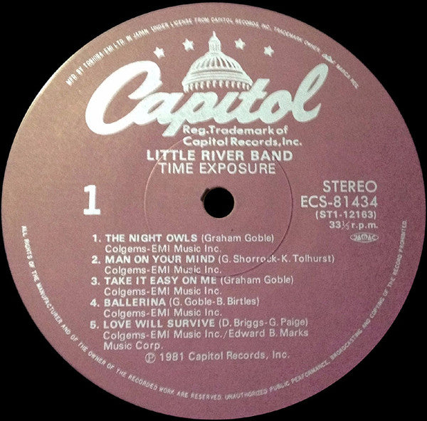 Little River Band : Time Exposure (LP, Album)