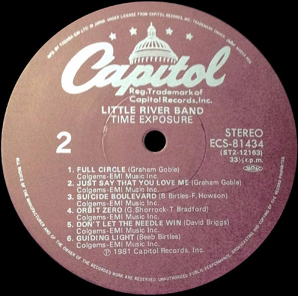 Little River Band : Time Exposure (LP, Album)