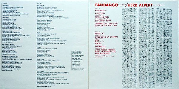 Herb Alpert : Fandango (LP, Album)