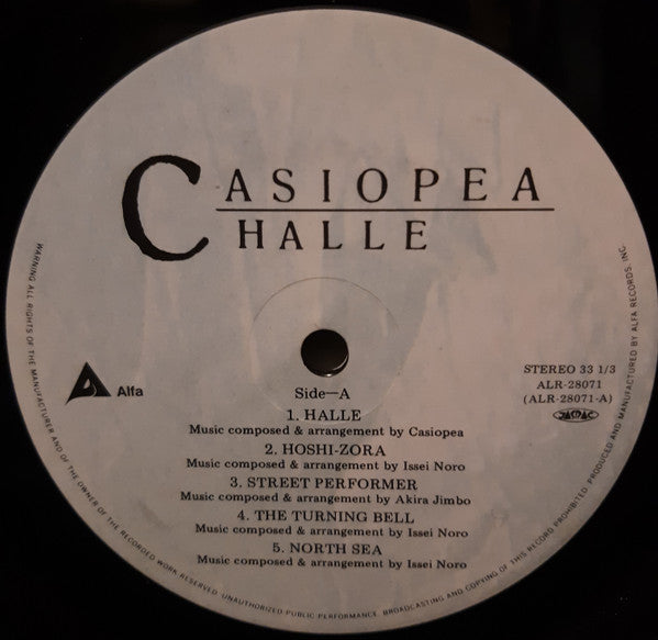 Casiopea : Halle (LP, Album)