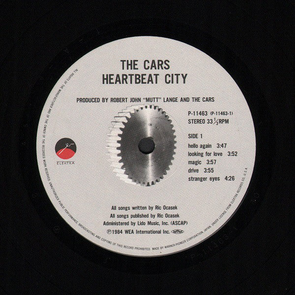 The Cars : Heartbeat City (LP, Album, Gat)
