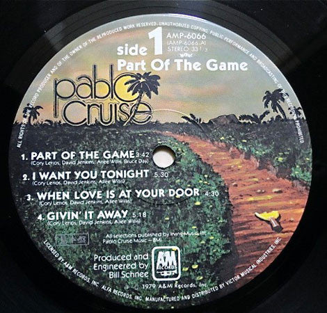 Pablo Cruise : Part Of The Game (LP, Album)