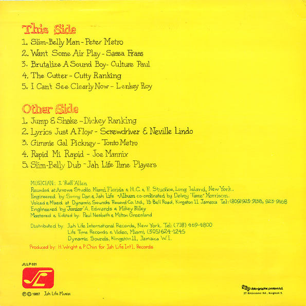 Various : Slim-Belly Man (LP, Comp)