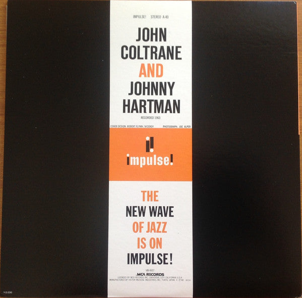 John Coltrane And Johnny Hartman : John Coltrane And Johnny Hartman (LP, Album, RE, Gat)