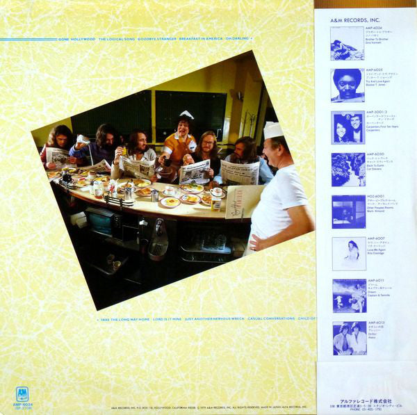Supertramp : Breakfast In America (LP, Album)