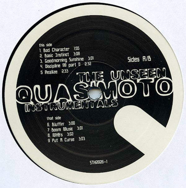 Quasimoto : The Unseen Instrumentals (2x12", Album, RP)