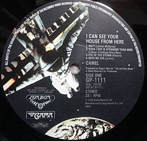 Camel : I Can See Your House From Here (LP, Album)