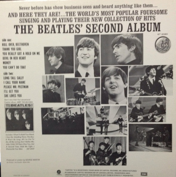 The Beatles : The Beatles' Second Album (LP, Album, RE, pur)