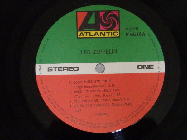 Led Zeppelin : レッド・ツェッペリン I = Led Zeppelin  (LP, Album, Ltd, RE)