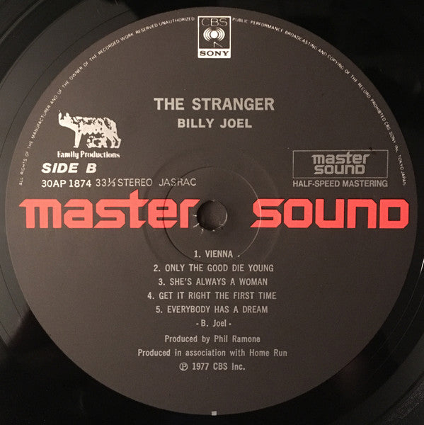 Billy Joel : The Stranger (LP, Album, RE)