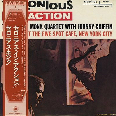Thelonious Monk Quartet* With Johnny Griffin : Thelonious In Action (LP, Album, RE)