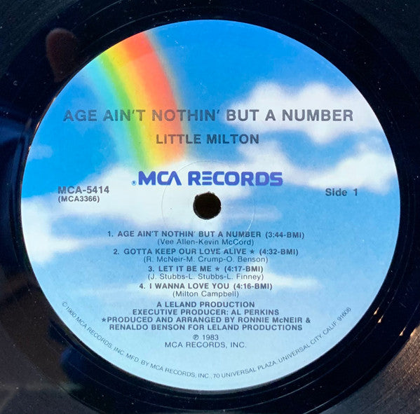 Little Milton : Age Ain't Nothin' But A Number (LP, Album)