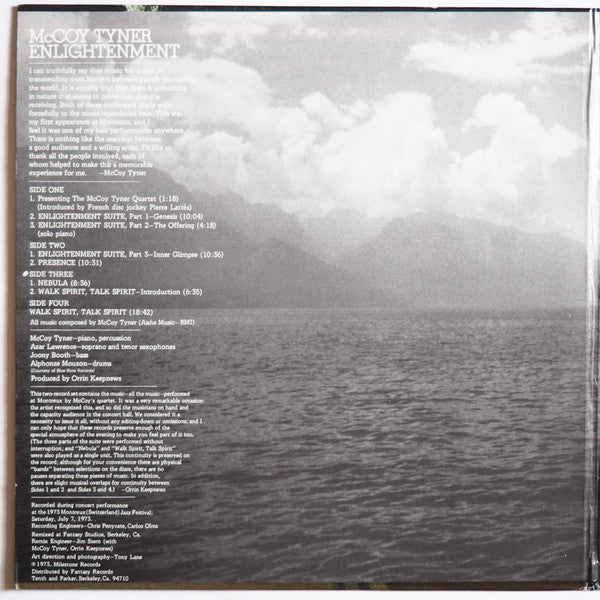 McCoy Tyner : Enlightenment (2xLP, Album)