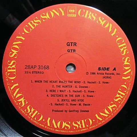 GTR (2) : GTR (LP, Album)