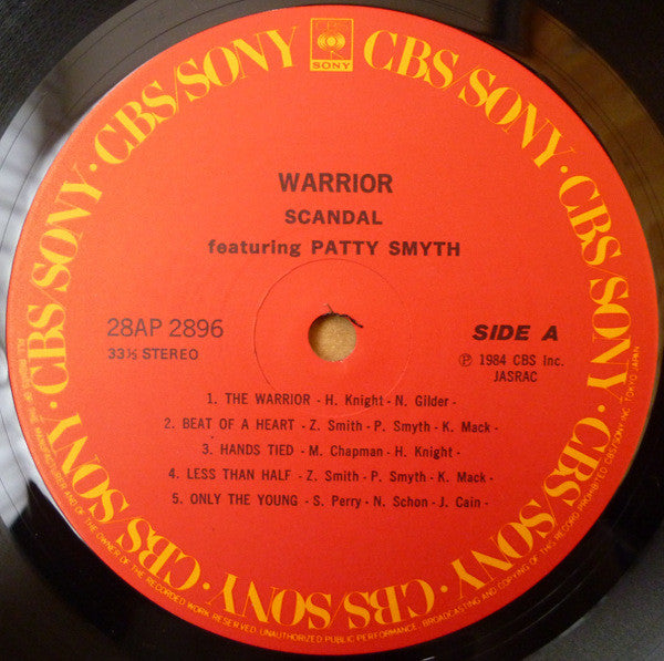 Scandal (4) Featuring Patty Smyth : Warrior (LP, Album)