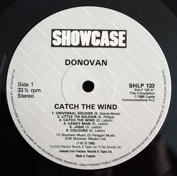 Donovan : Catch The Wind (LP, Comp)