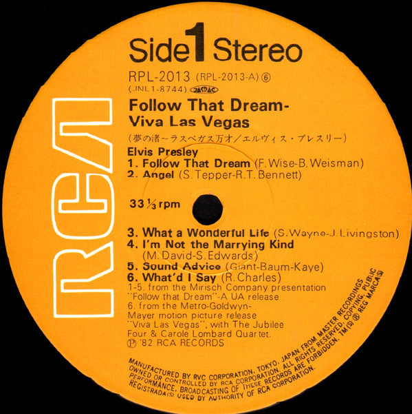 Elvis Presley : Follow That Dream / Viva Las Vegas (LP, Comp)