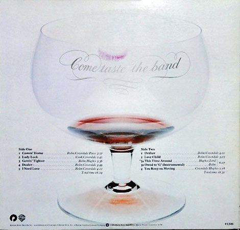 Deep Purple : Come Taste The Band (LP, Album, Gat)