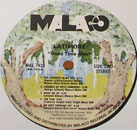 Latimore (2) : Good Time Man (LP, Album)