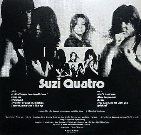 Suzi Quatro : Your Mamma Won't Like Me (LP, Album, Gat)