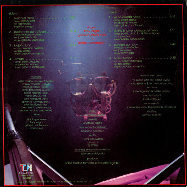 Willie Rosario : The Salsa Machine (LP, Album)