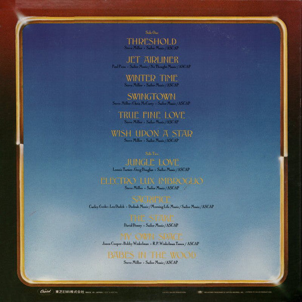 Steve Miller Band : Book Of Dreams (LP, Album)