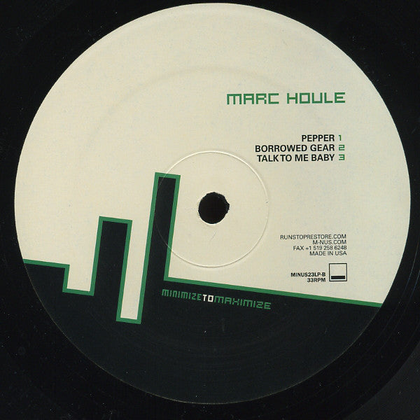 Marc Houle : Restore (2xLP, Album)