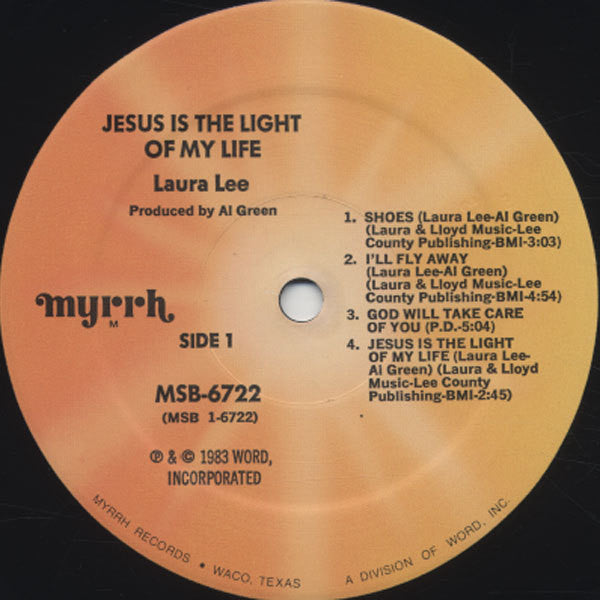 Laura Lee : Jesus Is The Light Of My Life (LP)