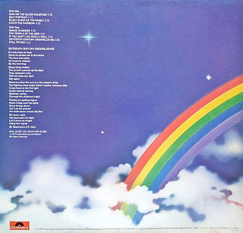 Rainbow : Ritchie Blackmore's Rainbow = 銀嶺の覇者 (LP, Album, Gat)