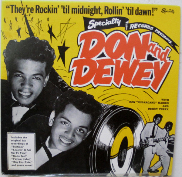 Don And Dewey* : They're Rockin' 'til Midnight, Rollin' 'til Dawn! (LP, Comp, RE)