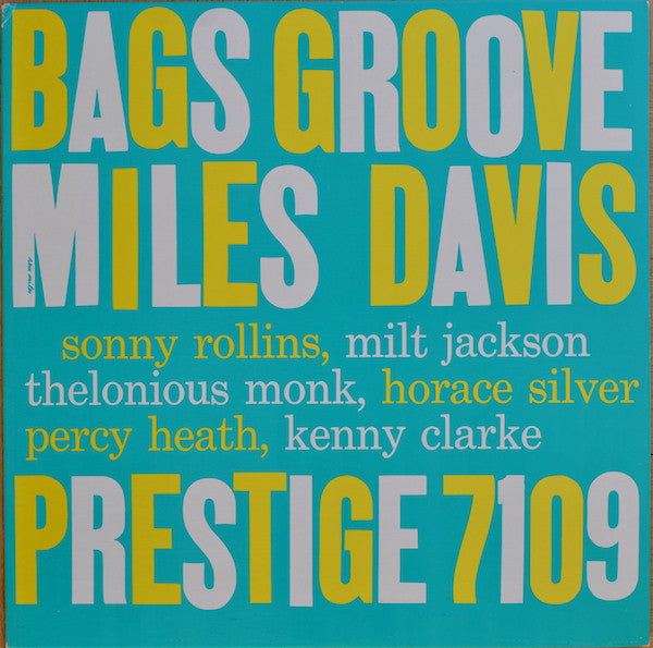 Miles Davis : Bags Groove (LP, Album, Comp, Mono, RE)