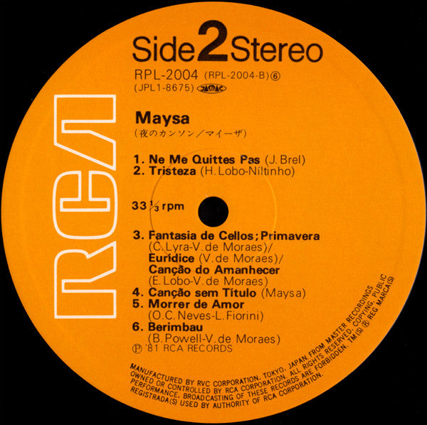 Maysa* : Maysa (LP, Comp)