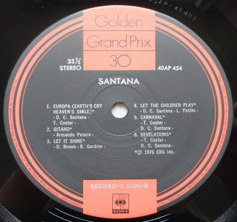 Santana : Golden Grand Prix 30 (2xLP, Comp, Gat)