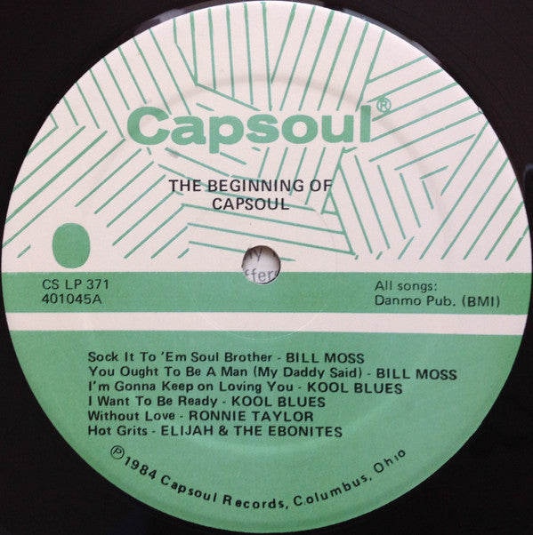 Various : The Beginning Of Capsoul (LP, Comp)